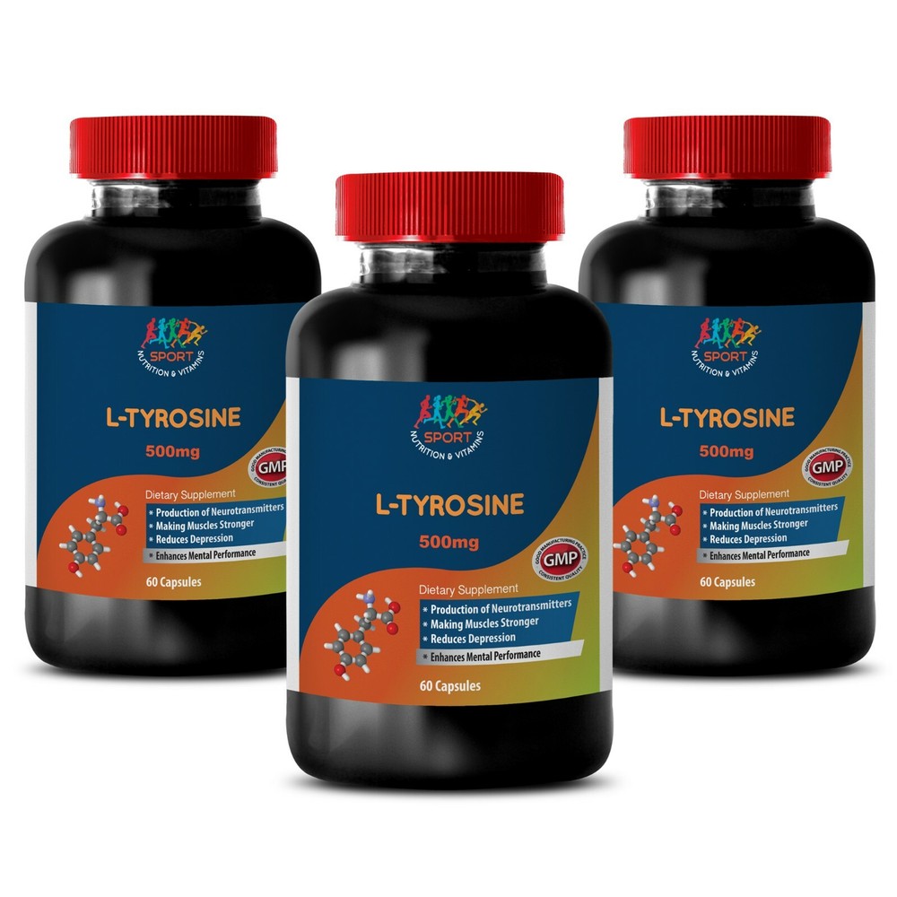 norepinephrine supplement – L-TYROSINE 500MG – mood support 3B
