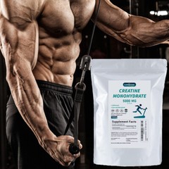 Creatine Monohydrate Powder Non-GMO Gluten Free 200 Servings Creatine Supplement