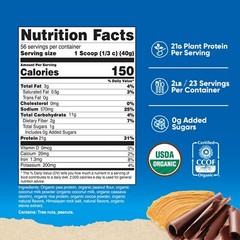 Nutricost Organic Vegan Protein Peanut Butter Chocolate (5 LB)
