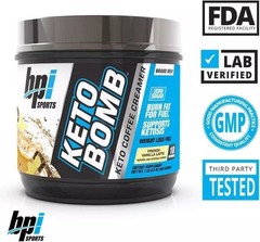 KETO BOMB BPI Sports FRENCH VANILLA LATTE Keto Diet Coffee Creamer 8/22 MCT’s