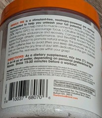 LOT OF 2 The Genius Brand Genius Pre-Workout Powder Blue Raspberry 11.35oz 12/26