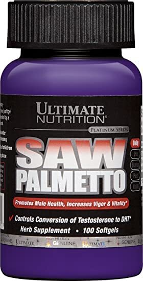 Ultimate Nutrition Saw Palmetto – 100 Softgels