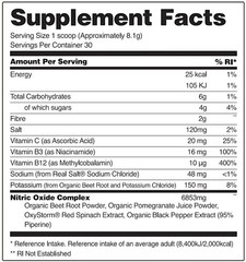 Nitric Oxide Organic Beet Root Powder Super Beets Superfood, 2 Pack Original