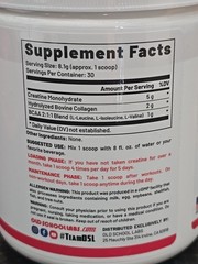 Old School Labs Creatine Monohydrate for Women 243g/8.57oz 30 Servings – BOOTY