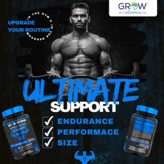 Bull Blood Nitric Oxide Supplement – Extra Strength L Arginine & L Citrulline Pi
