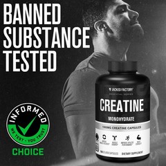 Creatine Monohydrate Capsules – Creatine Pills for Muscle Growth, Increased S…