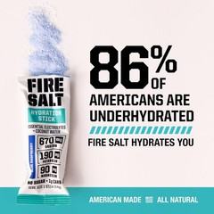 Sugar-Free Fire Salt Hydration Sticks – 32 Count Variety Flavors for Active Life