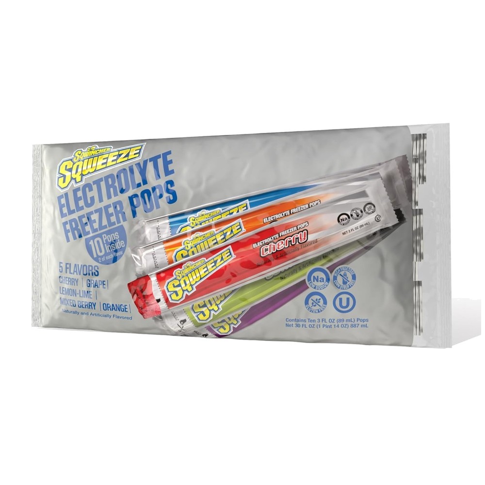 Variety Pack Sqweeze Electrolyte Pops – 10 Pack x 5