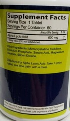 Infinite Labs – ALPHA LIPOIC ACID – 60 Tablets – Expire 4/2025