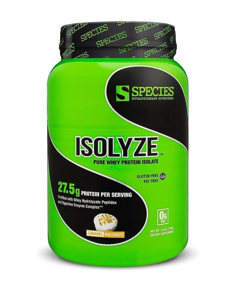 Species Nutrition ISOLYZE | Whey Protein Isolate | Caramel Macchiato 22ser