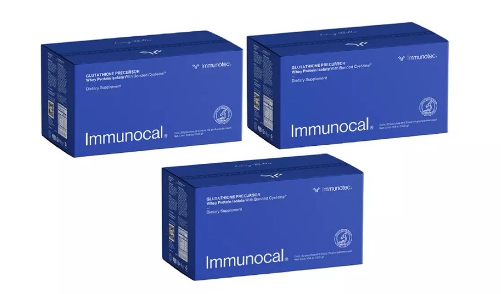 Immunocal Platinum (6) and Classic Blue Combo by Immunotec (6)