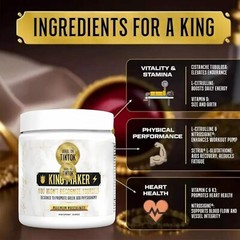 King-1pcs Maker 13-in-1 Men’s Supplement for Fitness,Health & Vitality (120 Cap)