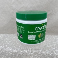 Create Creatine Monohydrate Gummies Sour Green Apple 45 Count NEW