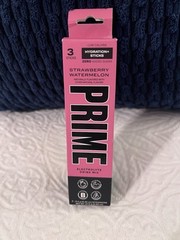 Prime Hydration+ Sticks Electrolyte Hydration Powder, Strawberry Watermelon, 3pk