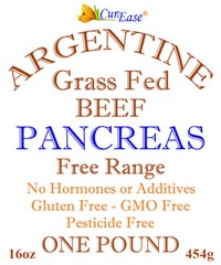ORGANIC Argentine Desiccated BEEF PANCREAS POWDER UNDEFATTED ~ POUND 1 Lb 453 g