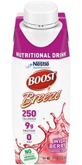 Boost Breeze Nutritional Drink Wildberry, 8 Fl Oz (Pack 8 of 6)