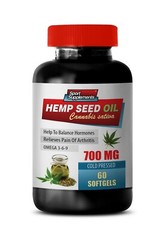 hormone balance – HEMP SEED OIL 700mg – hemp oil for pain – 1 Bottle