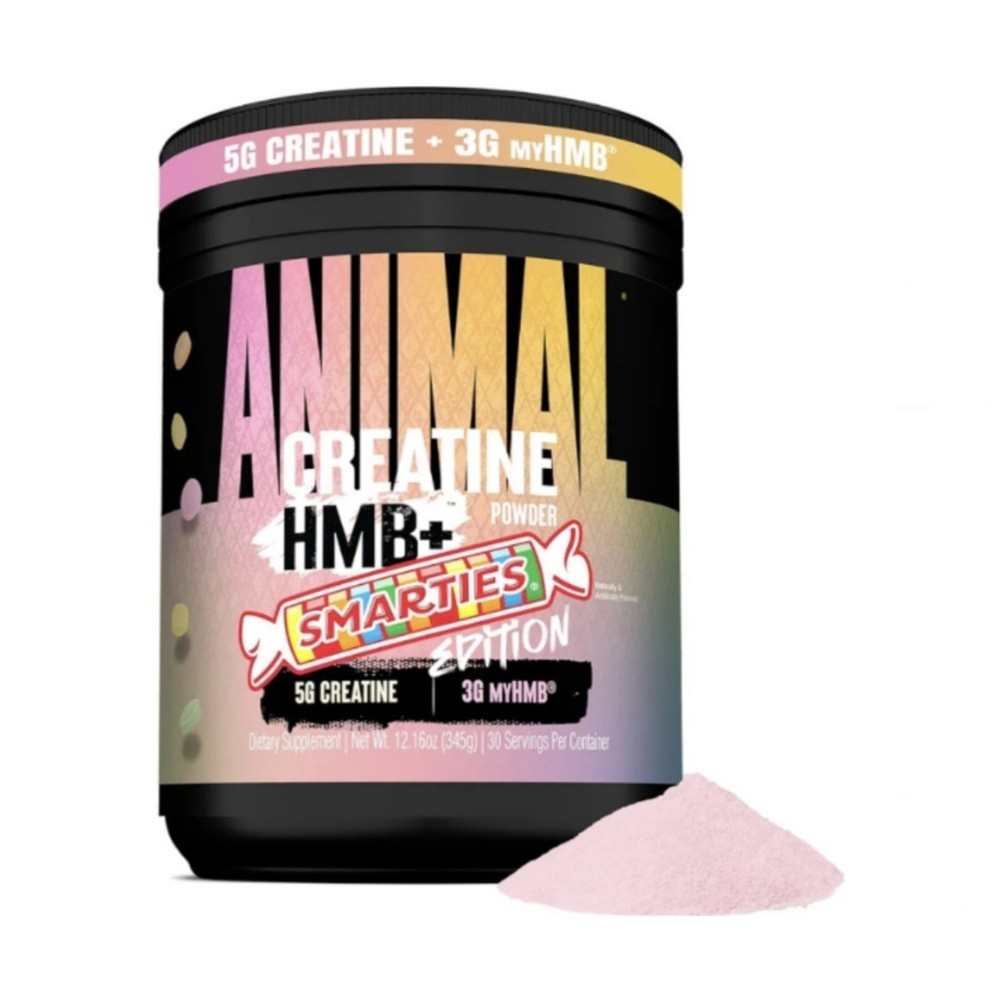 Animal Creatine Monohydrate Smarties Edition HMB+ Powder with Electrolytes 30S