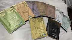 Truvani Certified Organic Vegan Plant-Based Protein Powder Sample Pack, Variety