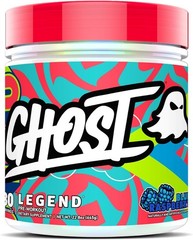 GHOST Legend Pre-Workout Powder, Blue Raspberry – 30 Servings – Pre-Workout for