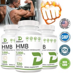HMB (Beta-Hydroxy Beta-Methylbutyric) 1000mg 30 To 120 Capsules, Muscle Growth