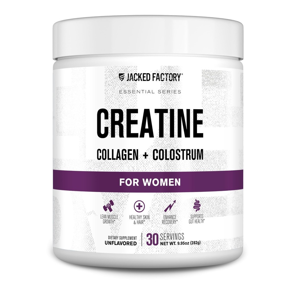 Creatine for Women – Creatine Monohydrate with Collagen + Colostrum to Suppor…