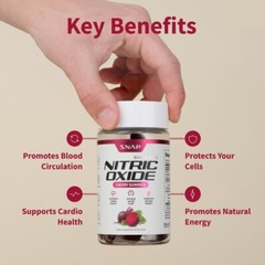 Natural Energy Organic Gummy Beet Root Cherry Chews Nitric Oxide Superfood 60ct