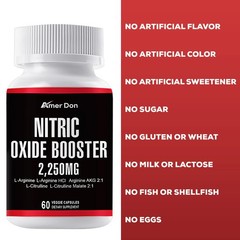 Nitric Oxide Booster Supplement for Blood Circulation and Flow,Endurance/Energy