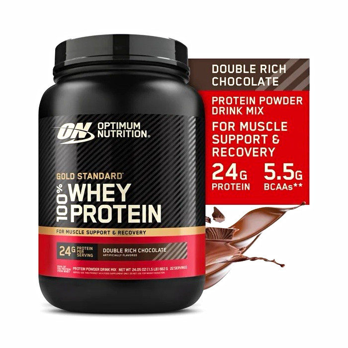 Optimum Nutrition Gold Standard 100% Whey Double Rich Chocolate 1.5 lb