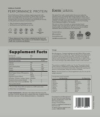Form Performance Vegan Protein Powder – 30g Plant-Based Protein, BCAA, Vanilla