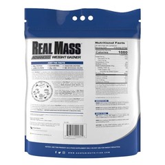 Gaspari Nutrition Real Mass Advanced Weight Gainer Vanilla Milkshake 12 lbs