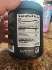 Bucked Up Heat Hardcore Private Label 8 Oz 30 Servings Strawberry Watermelon