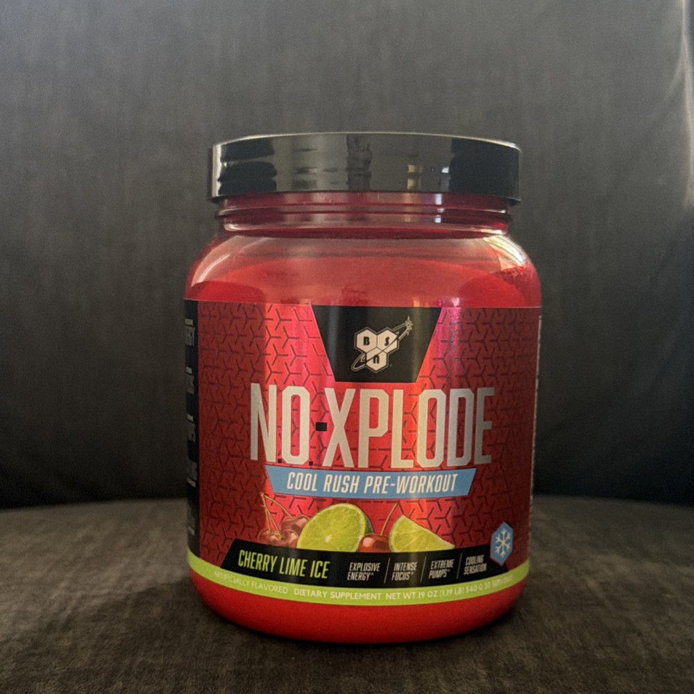 BSN Pre-Workout Powder Cherry Lime Ice 19 oz Gym Training Supplement