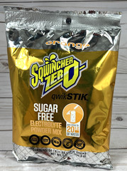 Sqwincher Zero Qwik Stik 50 Pack Orange Flavored Electrolyte Drink Mix .11oz