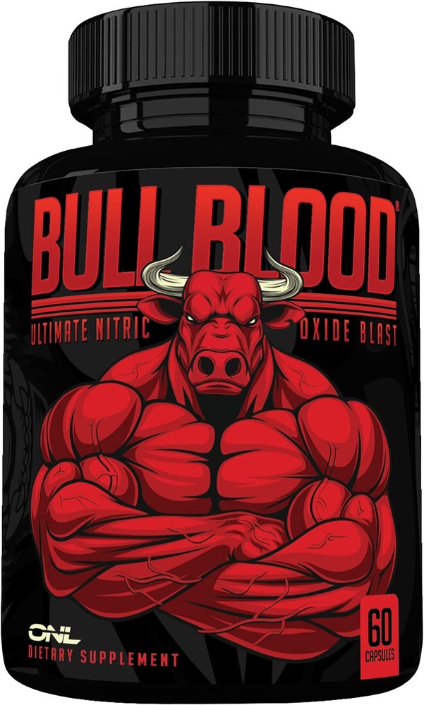 ONL Bull Blood Nitric Oxide Supplements for Men & Pre 60 Count (Pack of 1)