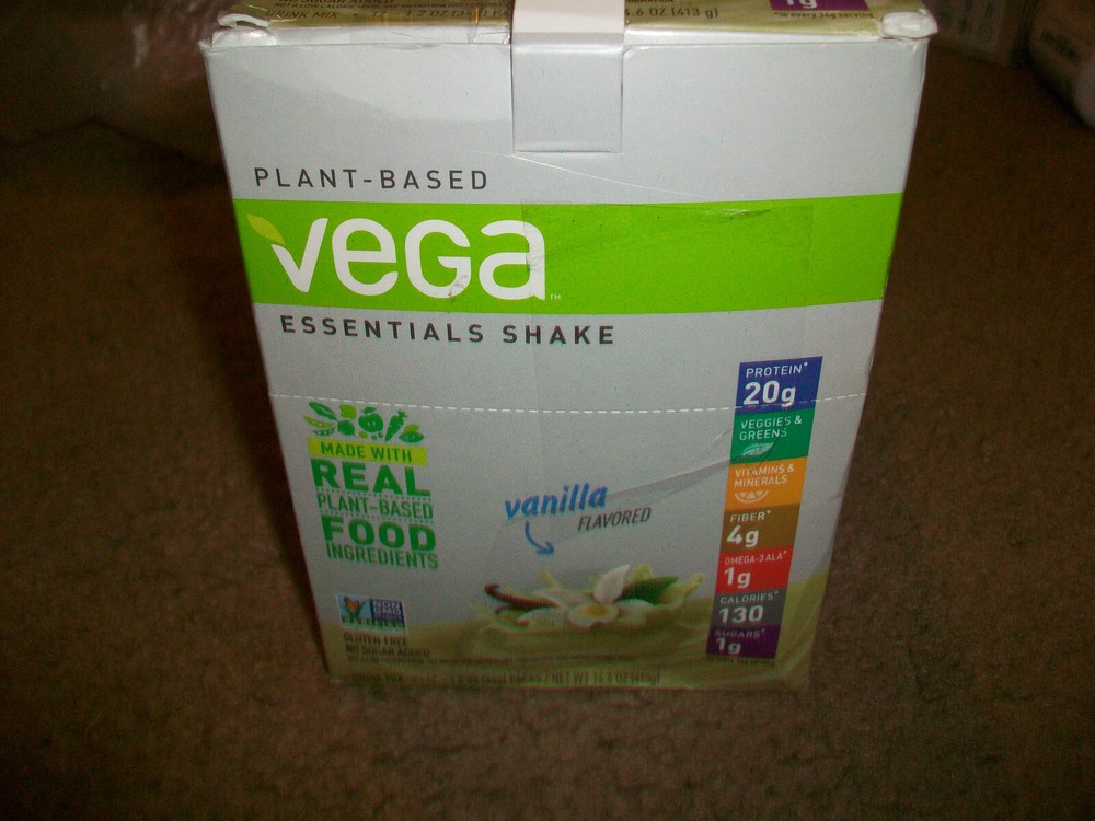 NEW Vega Vanilla Shake 12 Packs Plant Based