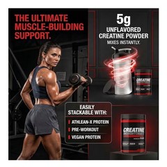 ATHLEAN-X Creatine Monohydrate Powder 1lb 90 Servings Unflavored New