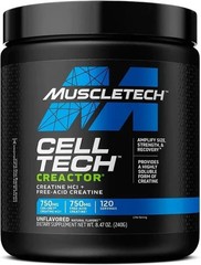 Cell-Tech Creactor Creatine HCl Powder – 120 Servings, Unflavored Muscle Builder