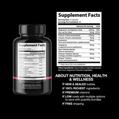 Endopower Pro- Bodybuilding & Men’s Health Support- 2 Bottles- 180 Capsules