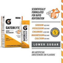 Electrolyte Powder Pack with 5 Electrolytes Lower Sugar 18 Pack, Mixes with W…