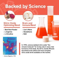 Nitric Oxide Supplement with Beet Root & L-Arginine for Energy & Heart Health