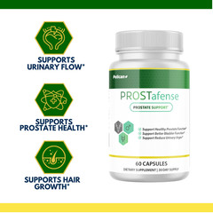 PROSTafense- Prostate Support- 3 Bottles- 180 Capsules