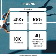 THORNE Creatine Monohydrate Powder 16oz Muscle, Energy Fresh 12/2027 New Sealed