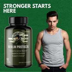Berlin Protocol- Bodybuilding & Men’s Health Support- 3 Bottles- 270 Capsules