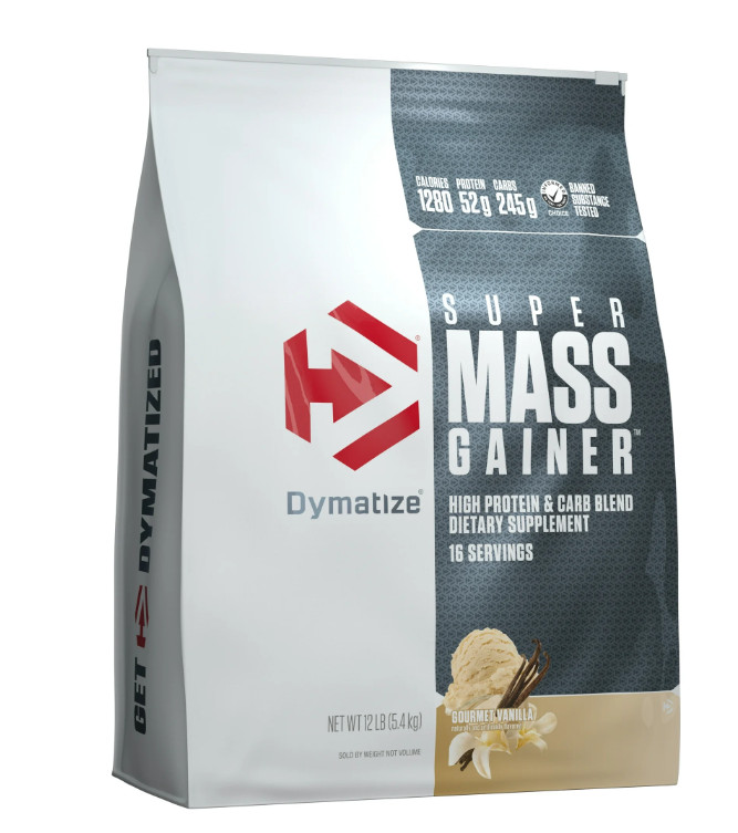 Dymatize Super Mass Gainer Gourmet Vanilla 12LB 52g Protein