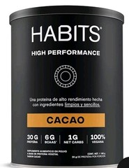 Habits Protein, Plant-Based Protein Powder, Cocoa Flavor, Gluten Free, 578g NEW!