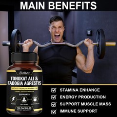 Premium Supplement for Men Supports Muscle Mass, Endurance, Supports Strength