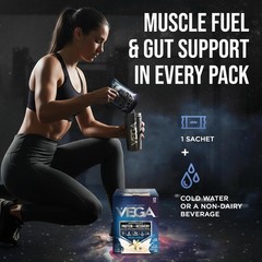 Vega Protein + Recovery, Vanilla – 30g Vegan 1.46 Ounce (Pack of 12),