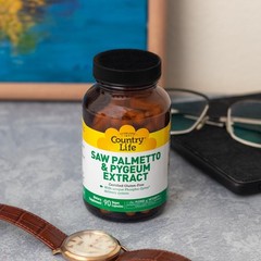 Country Life Saw Palmetto & Pygeum Extract – Prostate 90 Count (Pack of 1)
