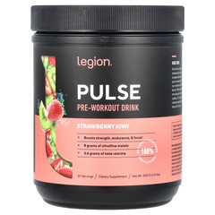 Pulse, Pre-Workout Drink, Strawberry Kiwi, 1.1 lbs (500 g)